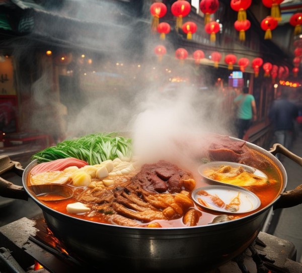 重庆特色美食,锅火大热一锅热气腾腾的汤 重庆特色美食,锅火大热一锅热气腾腾的汤