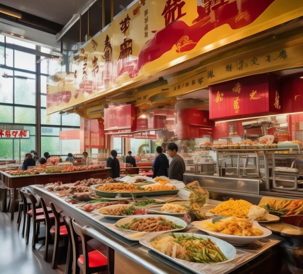 保障民生的窗口，机关单位食堂