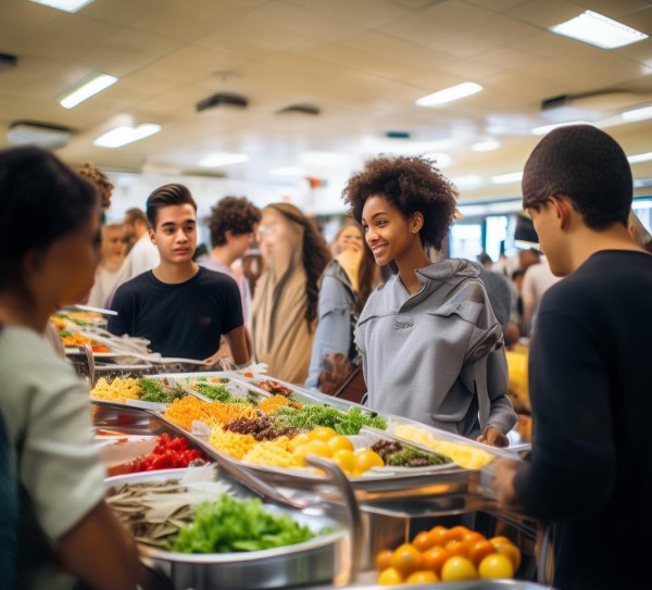 食堂快餐，学生成长的基石，培养领导力与健康饮食